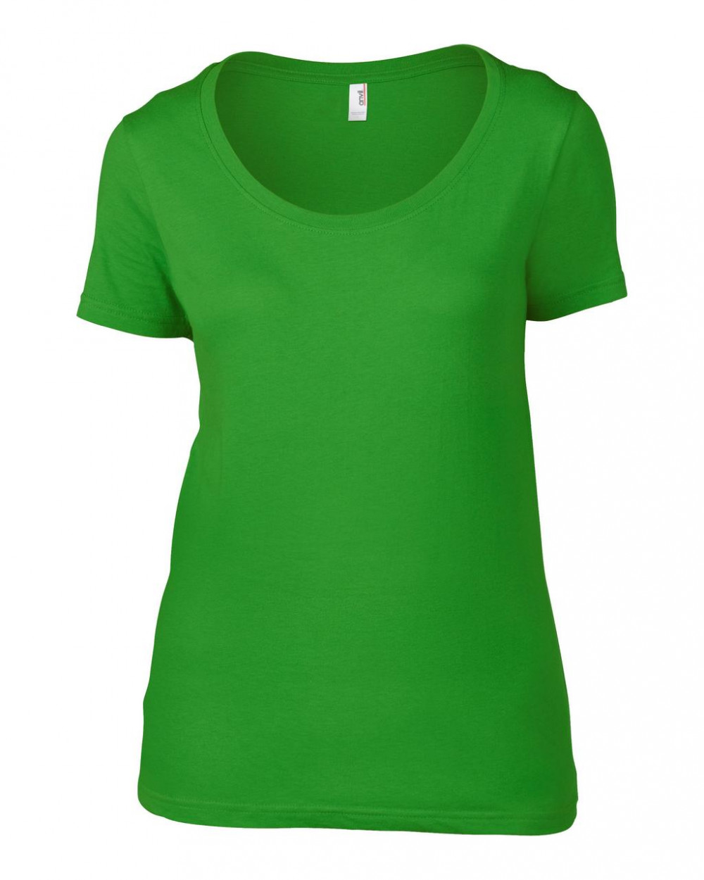 Női póló Anvil AN391 pehelysúlyú Scoop póló -XS, Green Apple