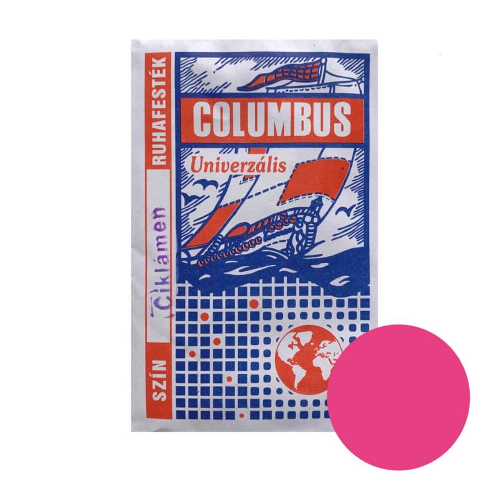 Columbus ruhafesték, batikfesték 1 szín/csomag, 5g/tasak, Ciklámen szín