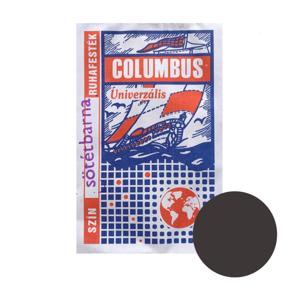Columbus ruhafesték, batikfesték 1 szín/csomag, 5g/tasak, Sötétbarna szín