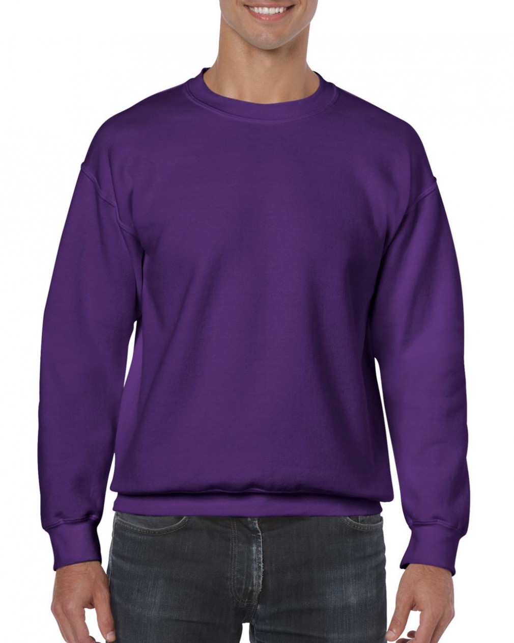 Uniszex pulóver Gildan GI18000 Heavy Blend Adult Crewneck Sweatshirt -S, Purple