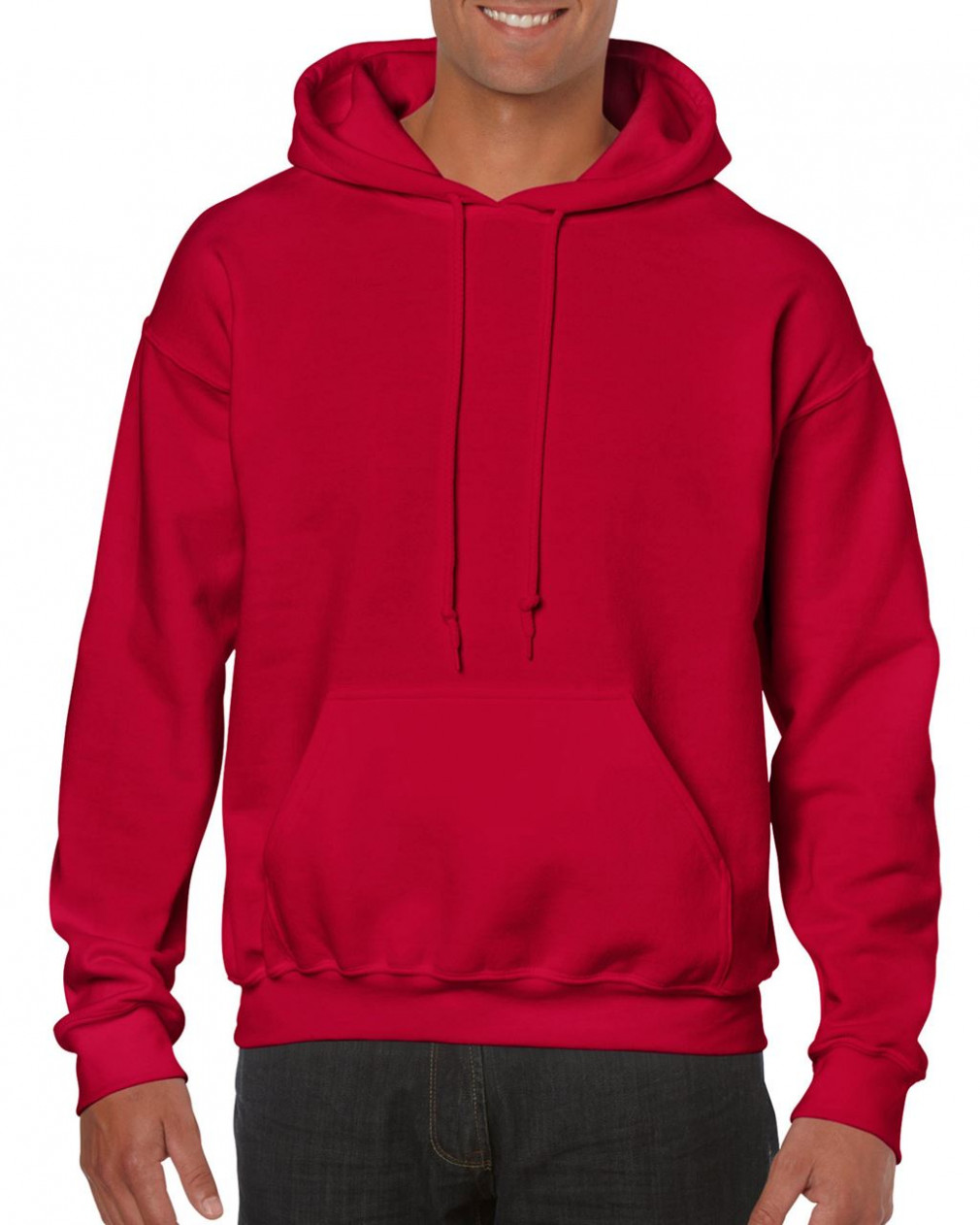 Uniszex kapucnis pulóver Gildan GI18500 Heavy Blend Adult Hooded Sweatshirt -2XL, Cherry Red