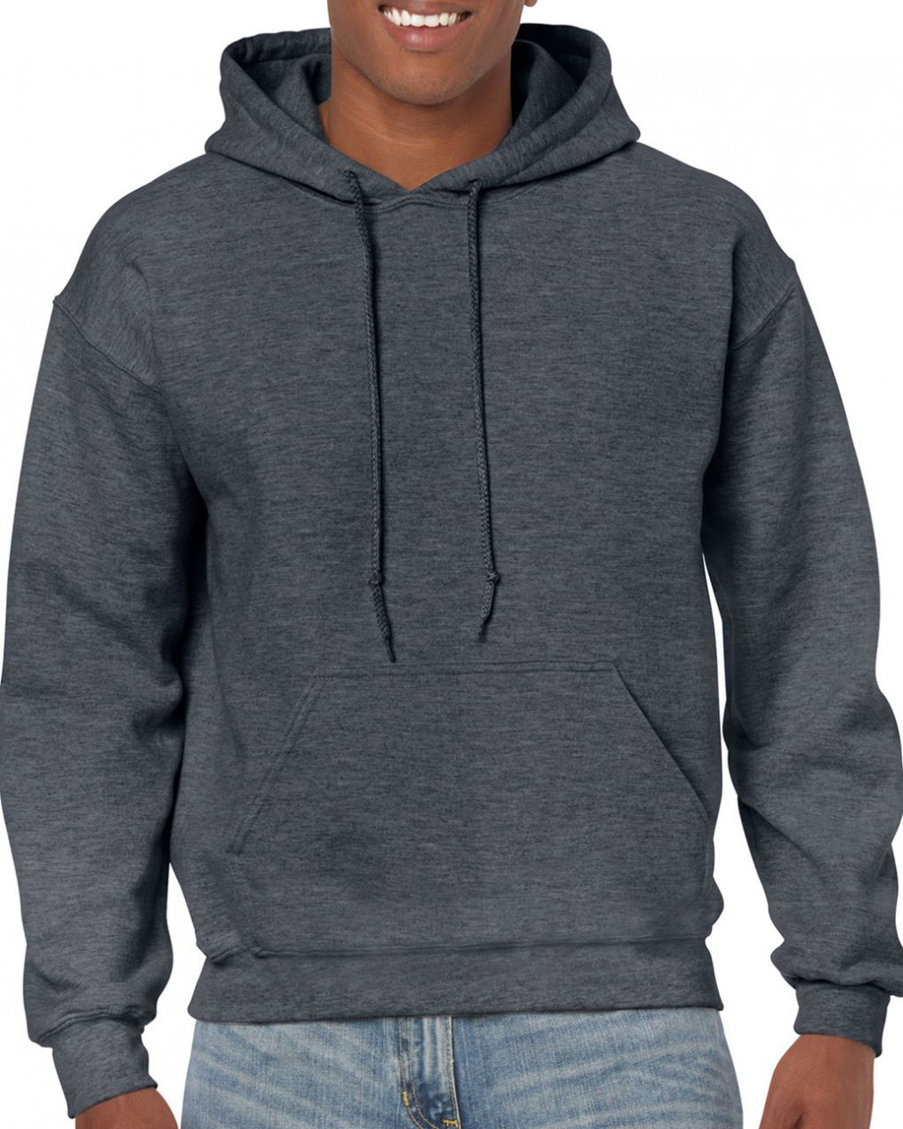 Uniszex kapucnis pulóver Gildan GI18500 Heavy Blend Adult Hooded Sweatshirt -2XL, Dark Heather