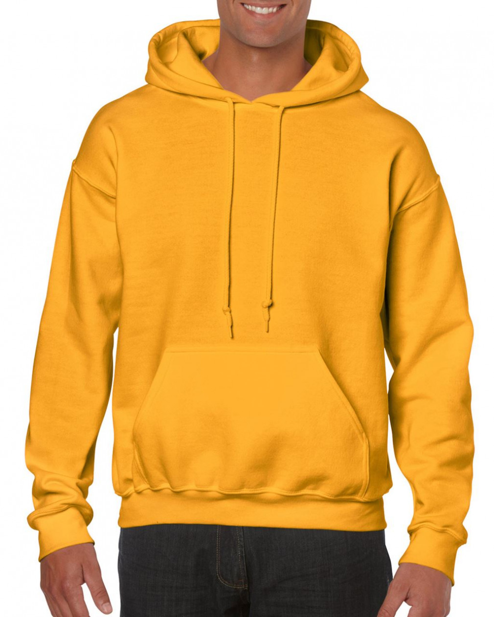 Uniszex kapucnis pulóver Gildan GI18500 Heavy Blend Adult Hooded Sweatshirt -L, Gold Uniszex kapucnis pulóver Gildan GI18500 Heavy Blend Adult Hooded Sweatshirt -L, Gold