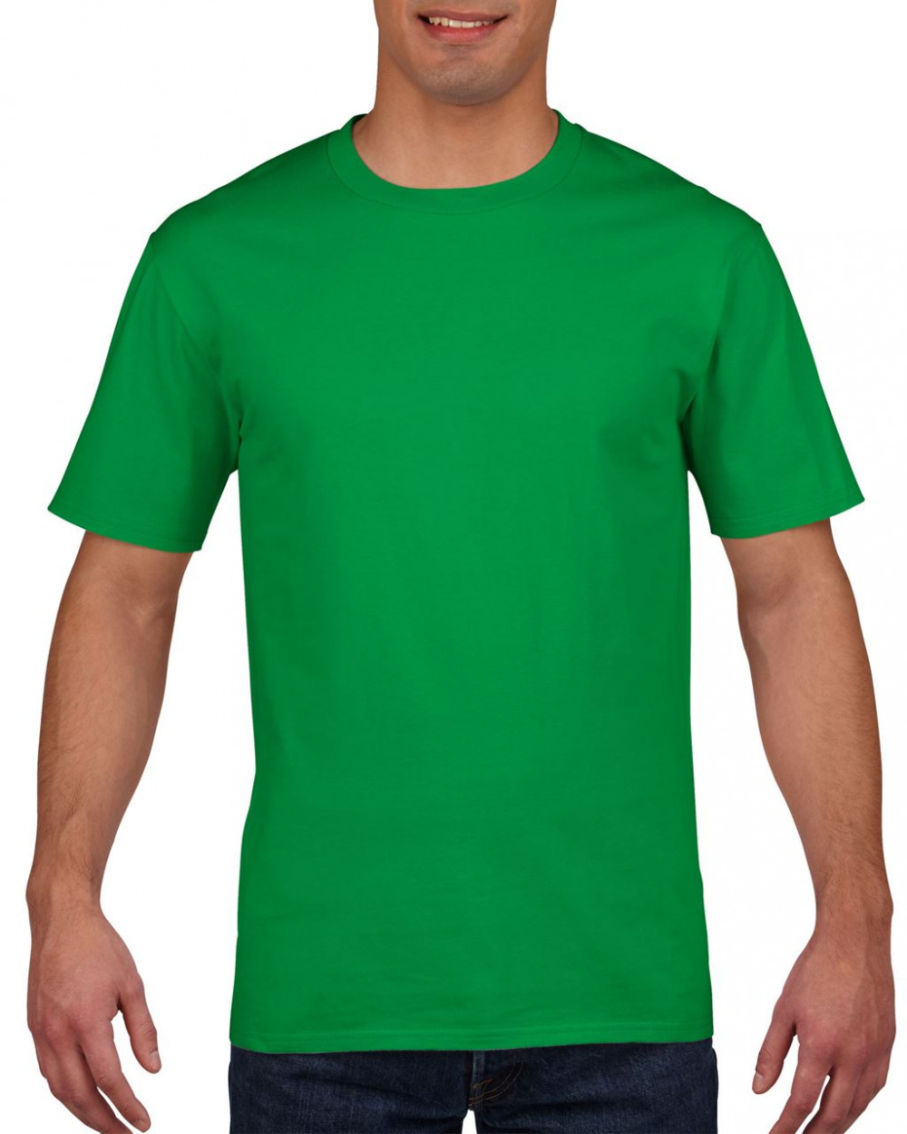 Uniszex póló Gildan GI4100 premium Cotton Felnőtt póló -2XL, Irish Green