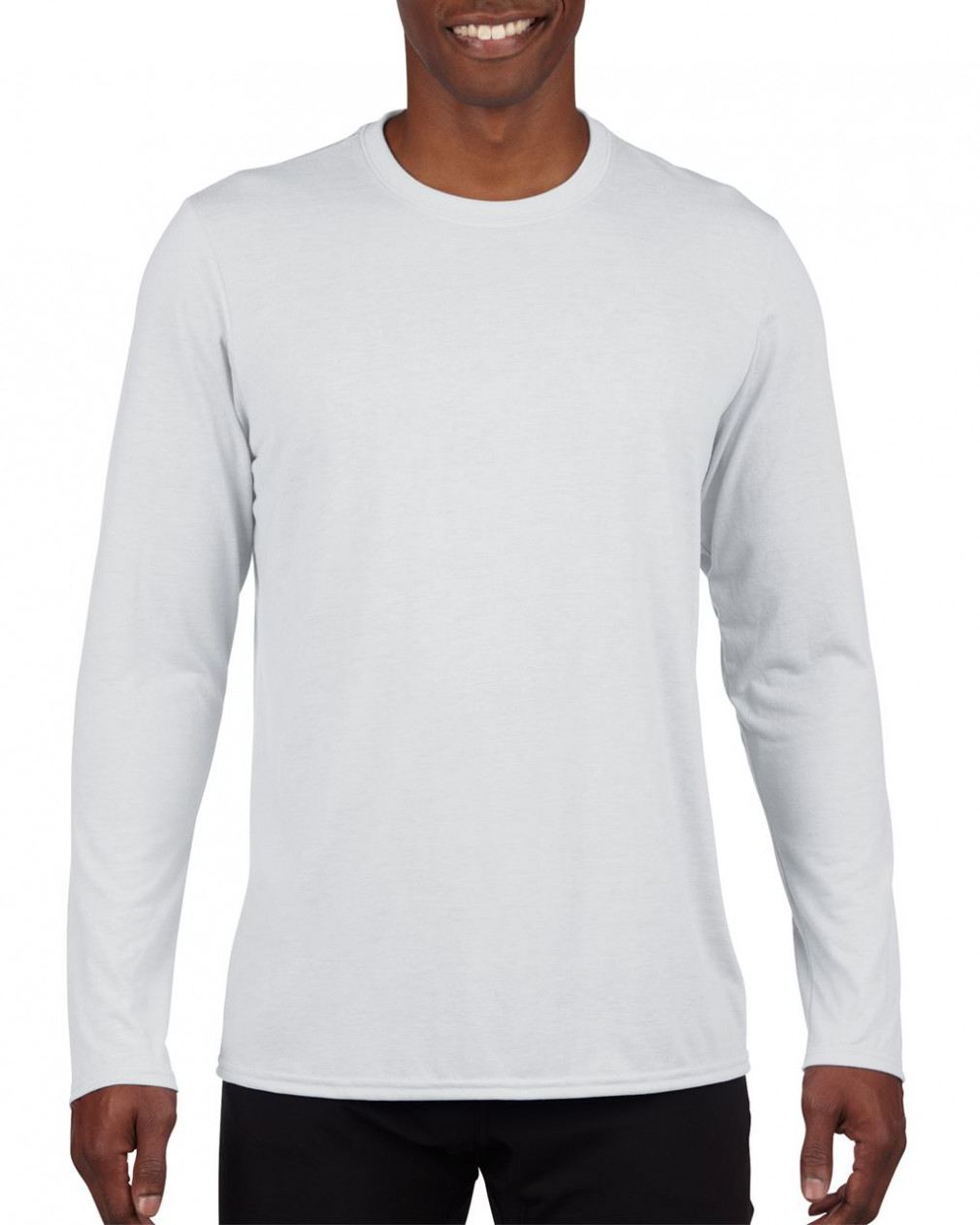 Uniszex hosszú ujjú póló Gildan GI42400 performance Adult Long Sleeve T-Shirt -L, White