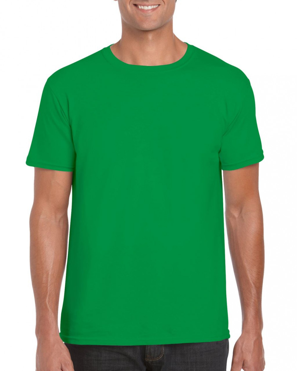 Csomag akciós póló (min. 5 db) Uniszex póló Gildan GI64000 Softstyle Felnőtt póló -4XL, Irish Green