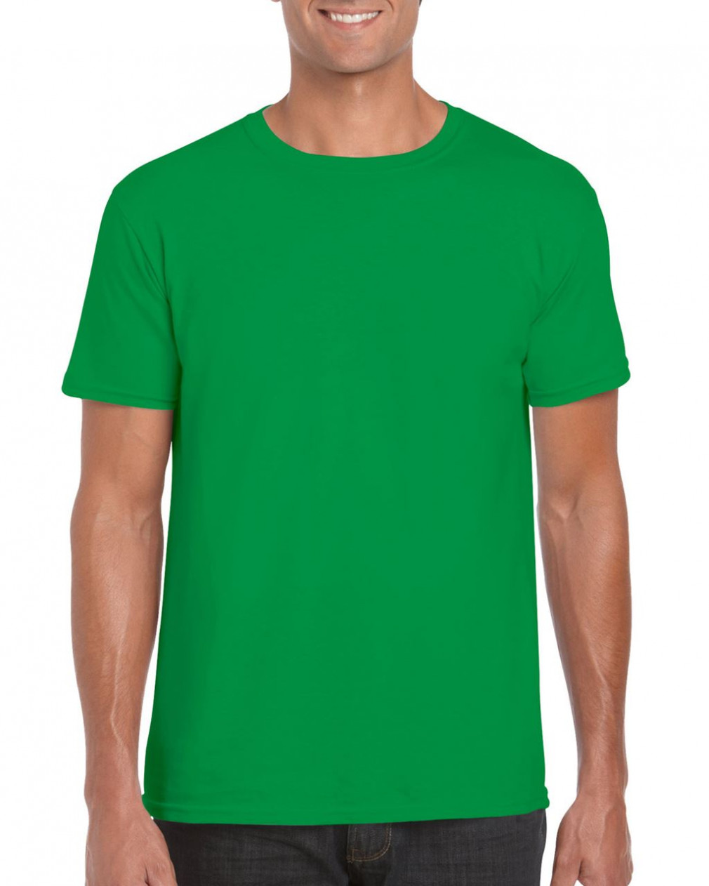 Csomag akciós póló (min. 5 db) Uniszex póló Gildan GI64000 Softstyle Felnőtt póló -M, Irish Green
