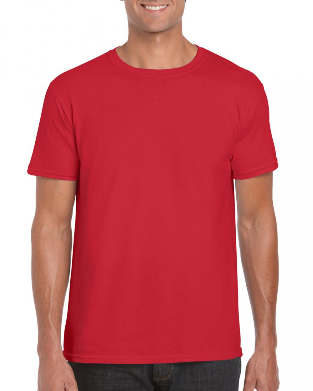Csomag akciós póló (min. 5 db) Uniszex póló Gildan GI64000 Softstyle Felnőtt póló -5XL, Red