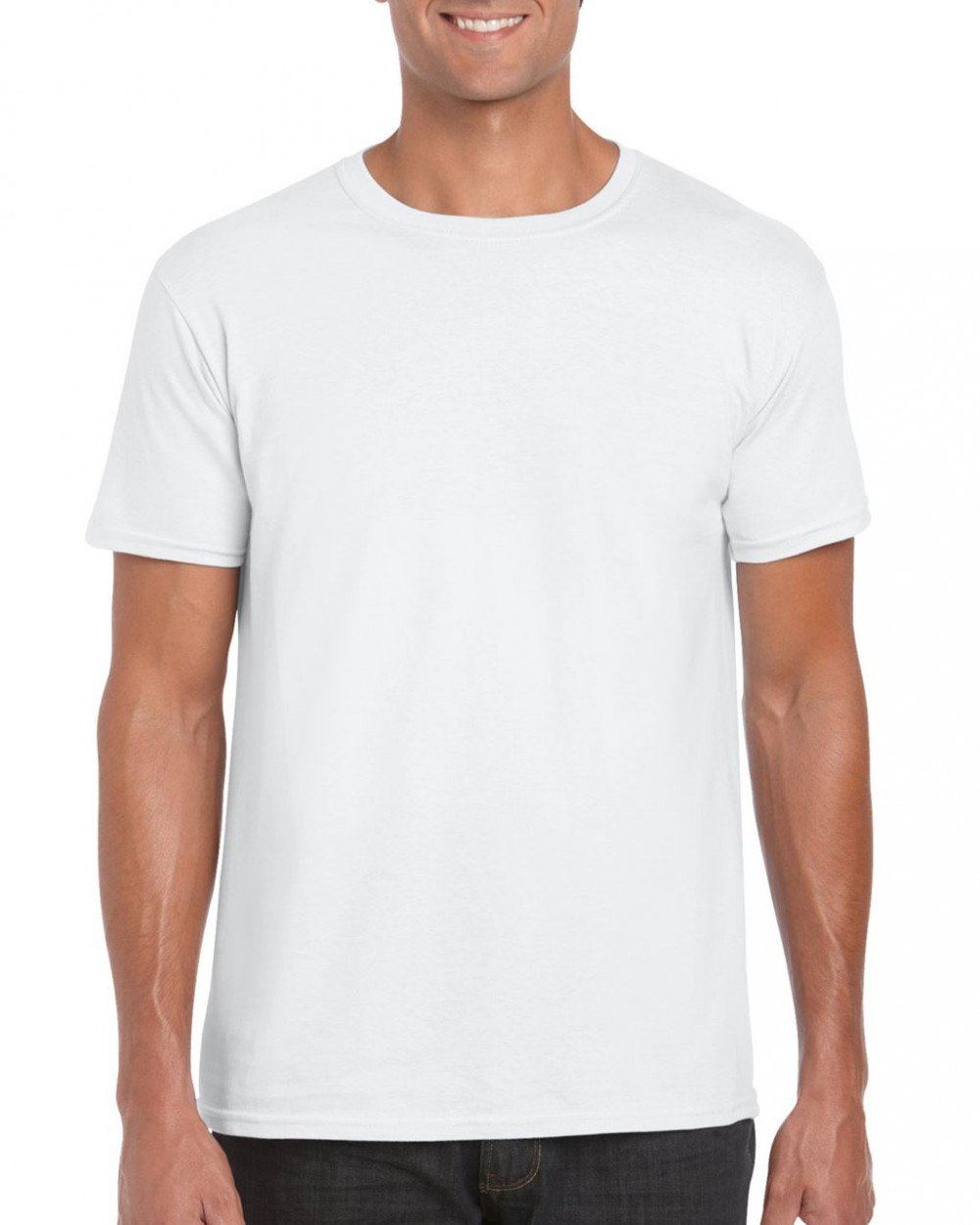 Csomag akciós póló (min. 3 db) Uniszex póló Gildan GI64000 Softstyle Felnőtt póló -4XL, White