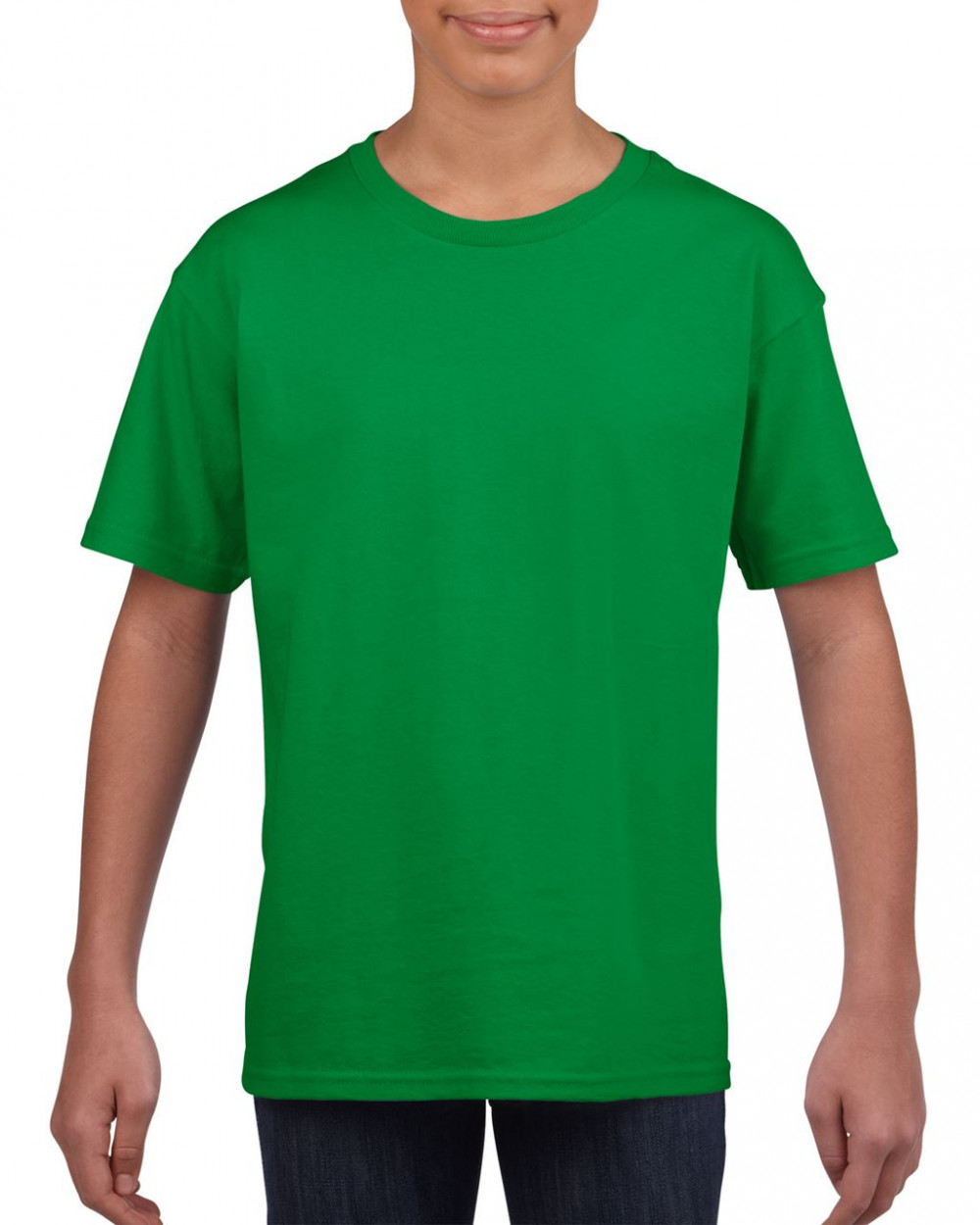 Csomag akciós póló (min. 5 db) Gyerek póló Gildan GIB64000 Softstyle Youth T-Shirt -S, Irish Green