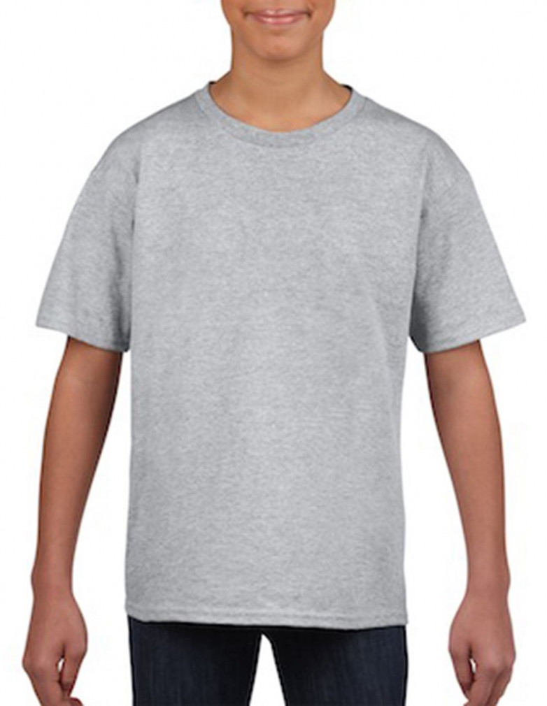 Gyerek póló Gildan GIB64000 Softstyle Youth T-Shirt -M, RS Sport Grey