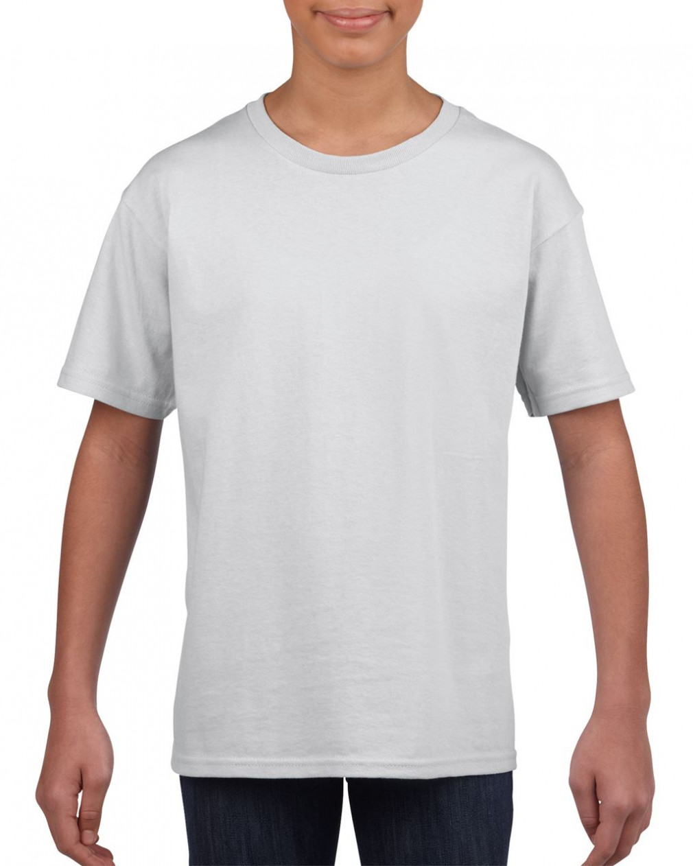 Csomag akciós póló (min. 5 db) Gyerek póló Gildan GIB64000 Softstyle Youth T-Shirt -S, White