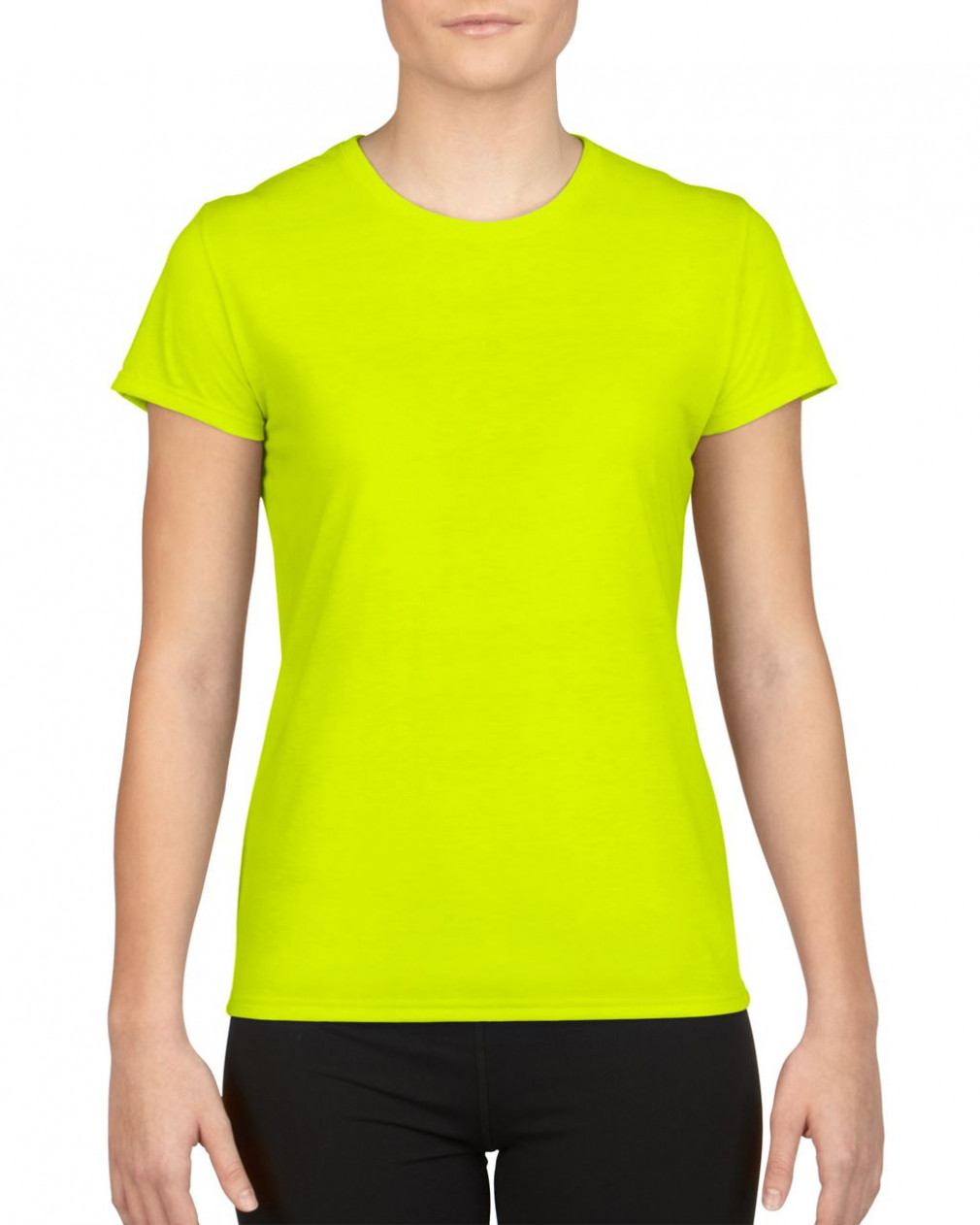 Női póló Gildan GIL42000 performance Ladies' T-Shirt -XS, Safety Green