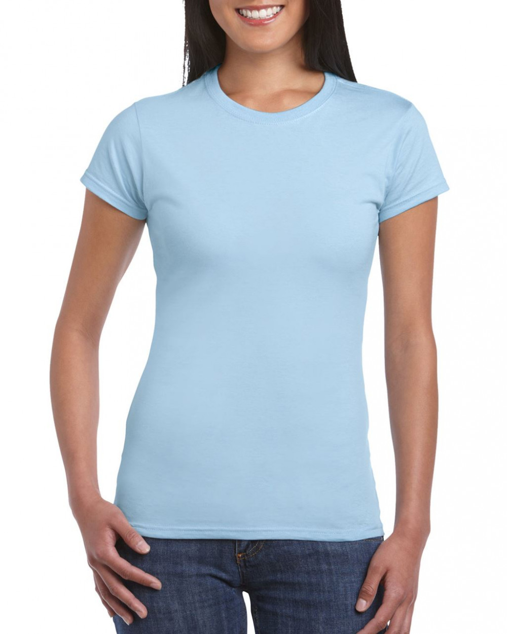 Női póló Gildan GIL64000 Softstyle -L, Light Blue