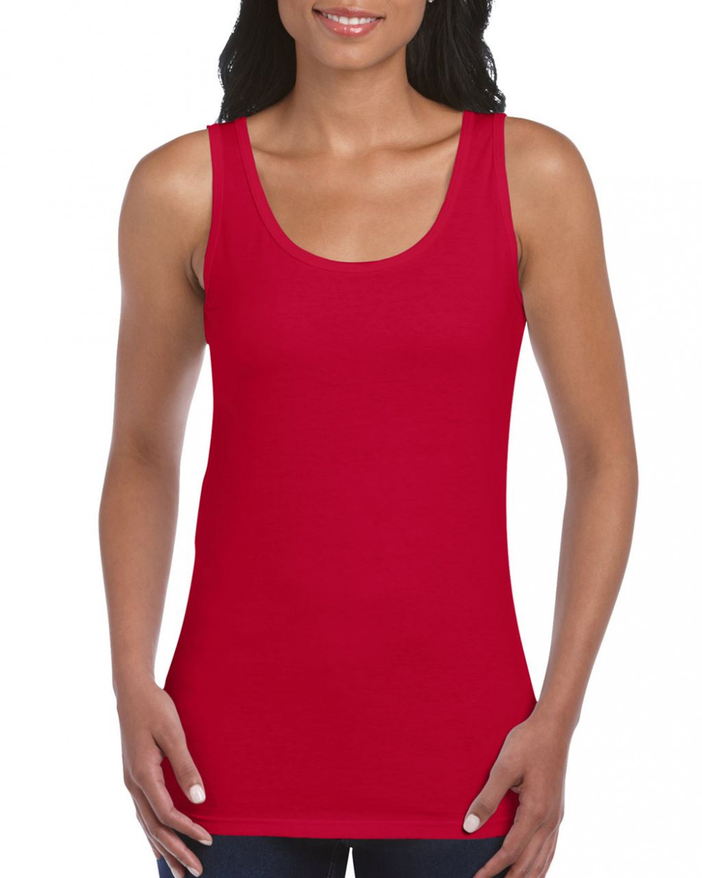 Női trikó Gildan GIL64200 Softstyle Trikó -2XL, Cherry Red