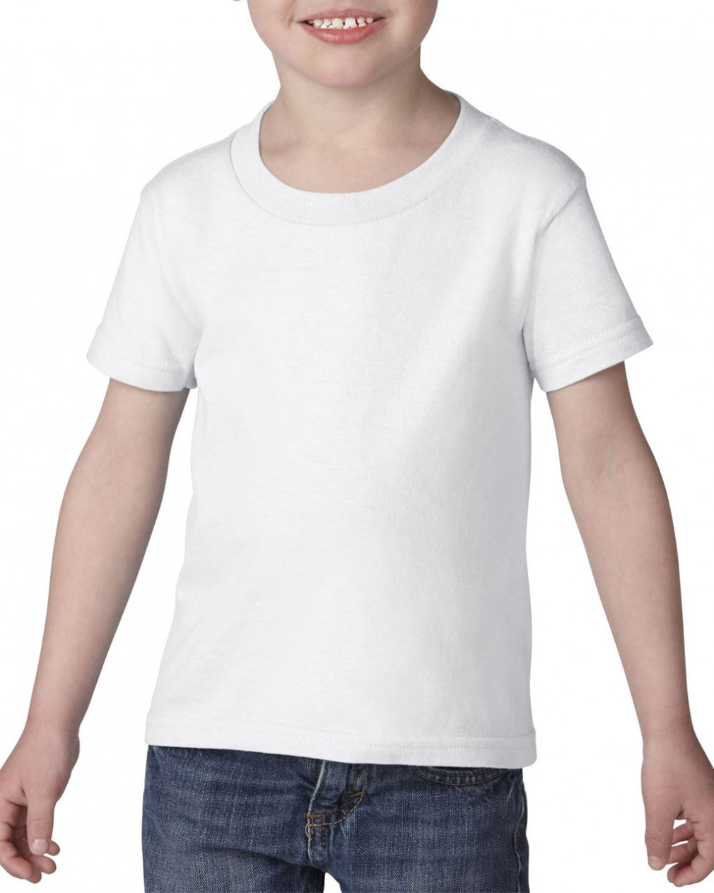 Gyerek póló Gildan GIP5100 Heavy Cotton Toddler T-Shirt -4T (L), White