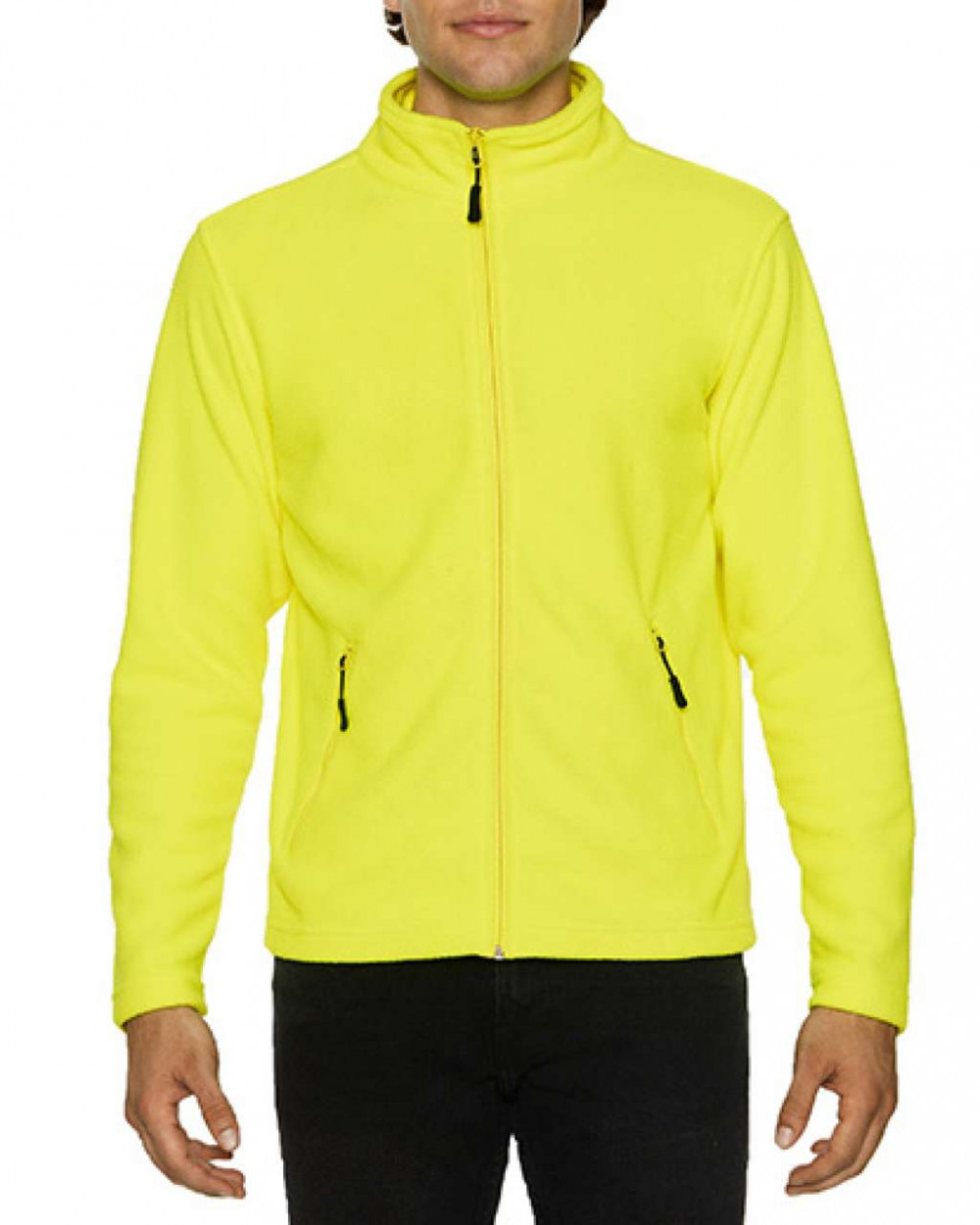 Uniszex kabát Gildan GIPF800 Hammer Micro-Fleece Jacket -4XL, Safety Green
