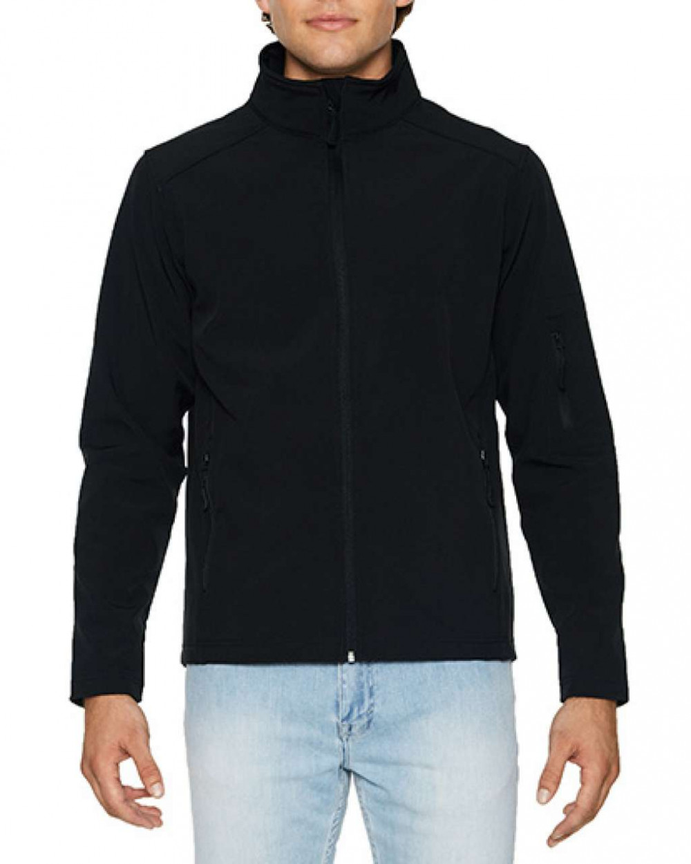 Uniszex kabát Gildan GISS800 Hammer Softshell Jacket -S, Black