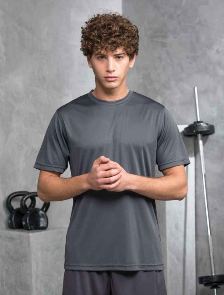 Férfi Just Cool JC001 Cool T -S, Charcoal