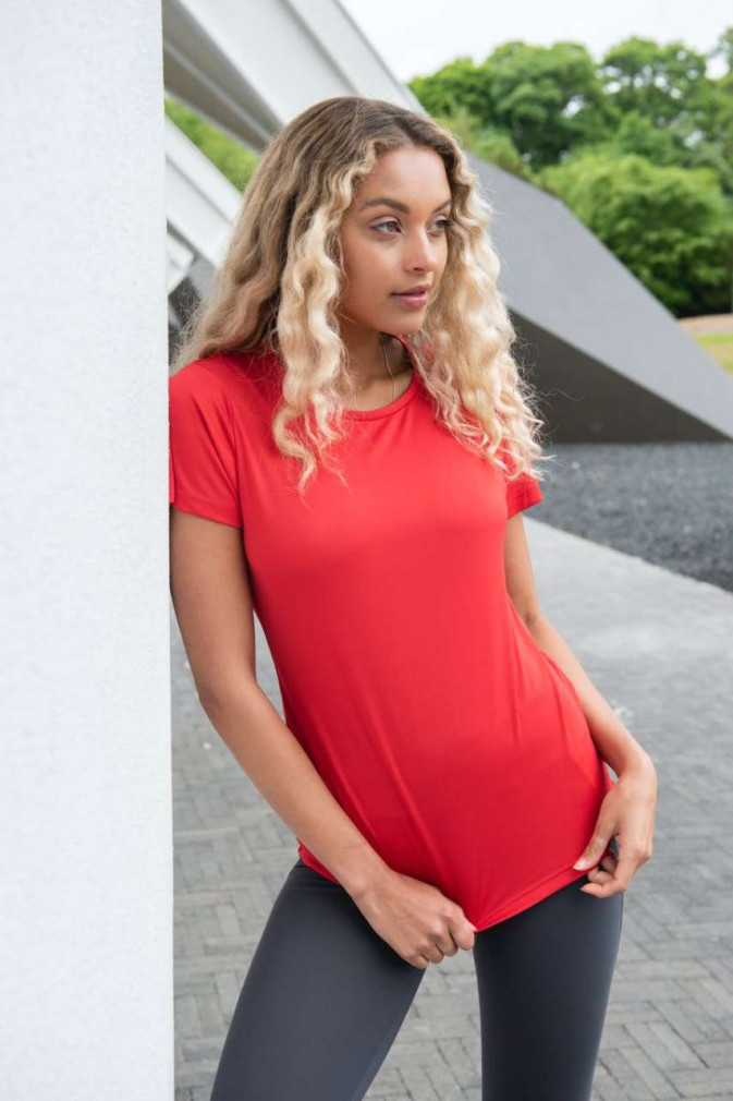 Női Just Cool JC005 Women'S Cool T -M, Fire Red