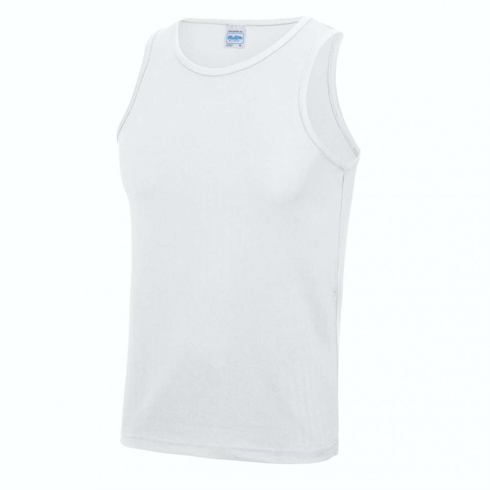 Férfi Just Cool JC007 Cool vest -M, Arctic White