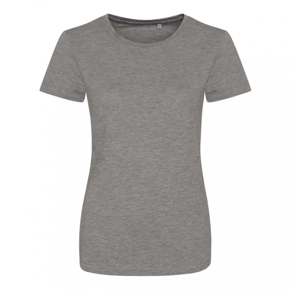 Női póló Just Ts JT001F Tri-Blend póló -M, Heather Grey