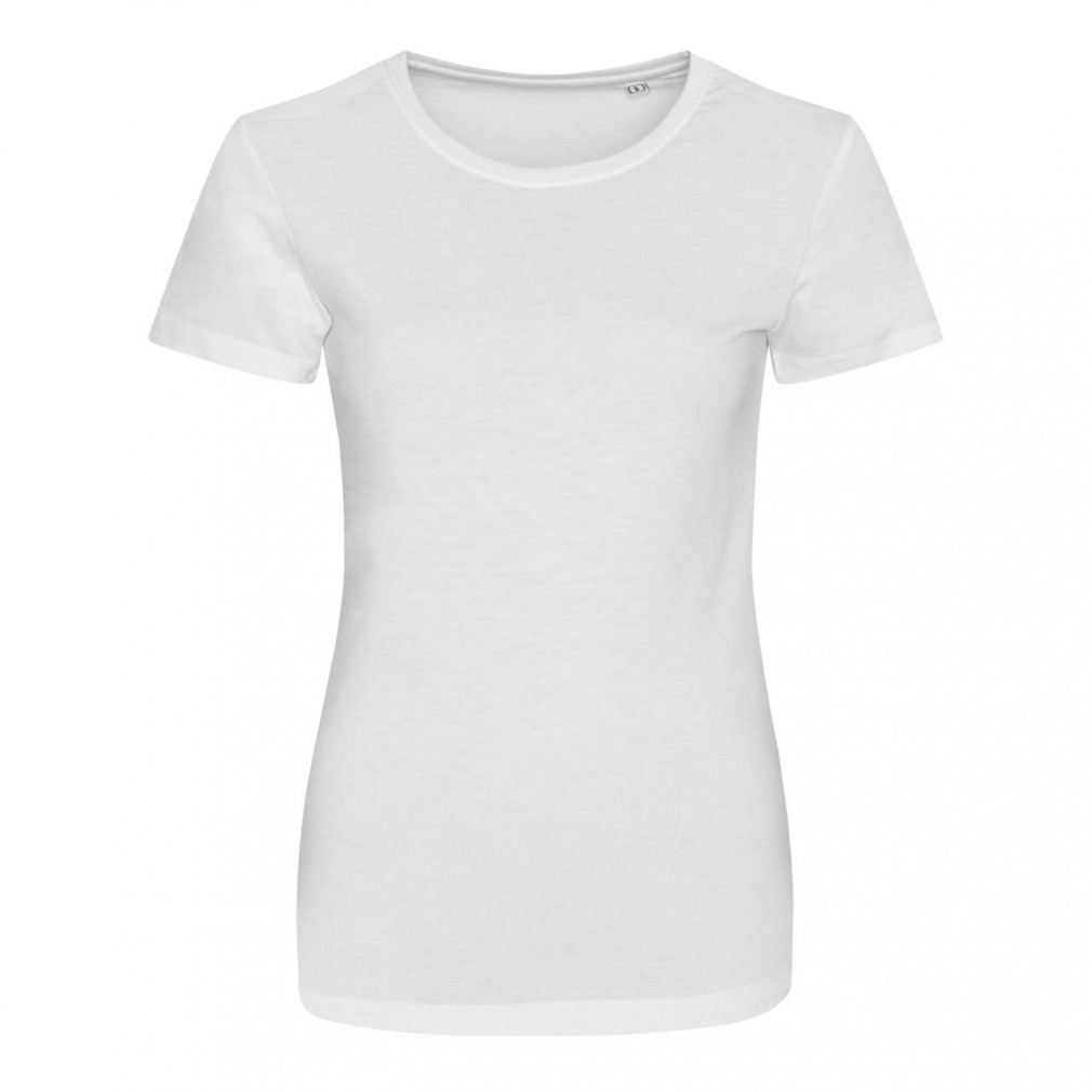Női póló Just Ts JT001F Tri-Blend póló -XL, Solid White
