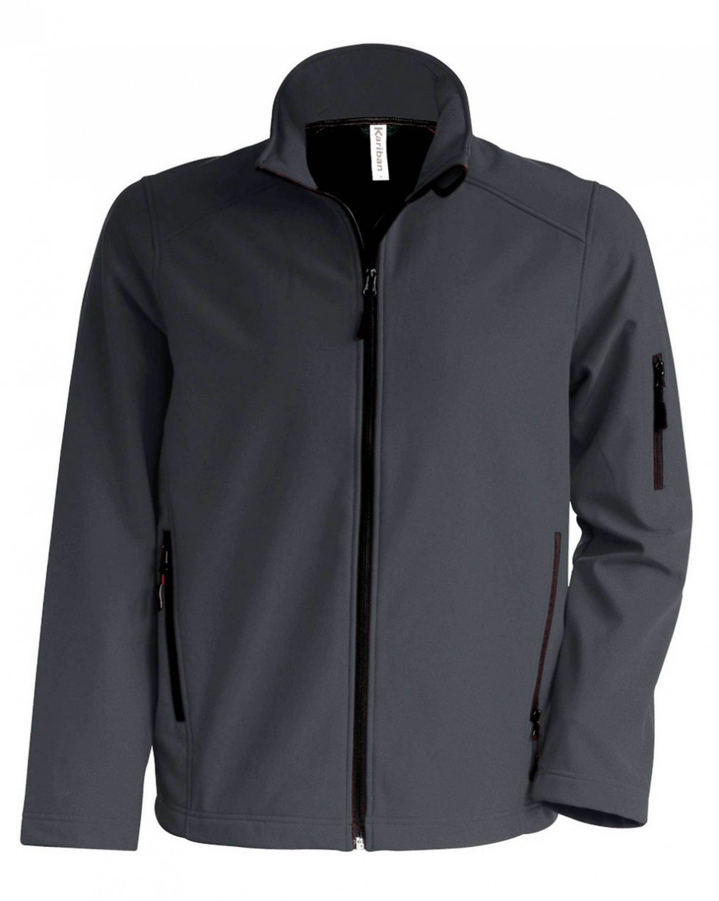 Férfi kabát Kariban KA401 Softshell Jacket -S, Marl Grey Férfi kabát Kariban KA401 Softshell Jacket -S, Marl Grey