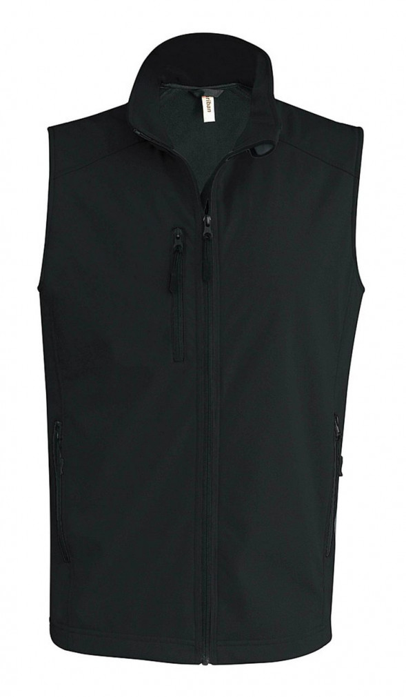Férfi Softshell Kariban KA403 Men'S Softshell Bodywarmer -M, Black