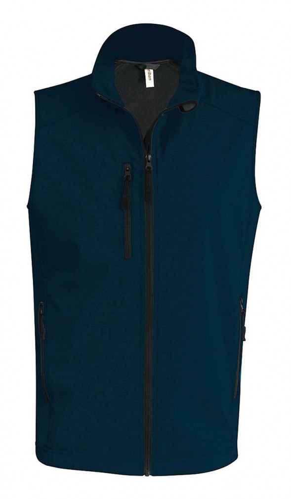 Férfi Softshell Kariban KA403 Men'S Softshell Bodywarmer -XL, Navy