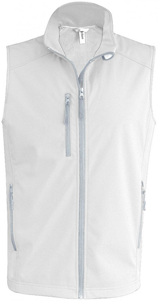 Férfi Softshell Kariban KA403 Men'S Softshell Bodywarmer -4XL, White