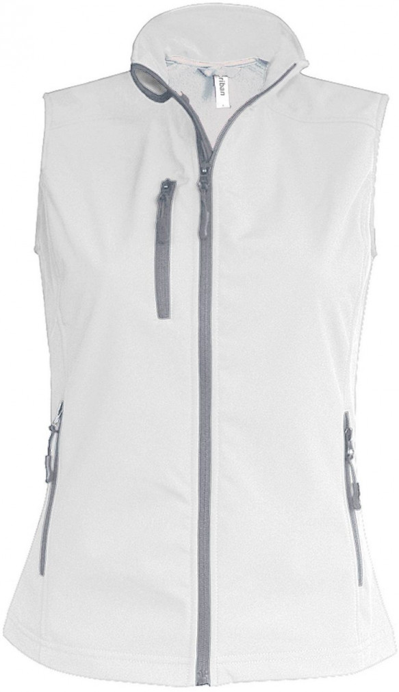 Női Kariban KA404 Ladies' Softshell Bodywarmer -3XL, White