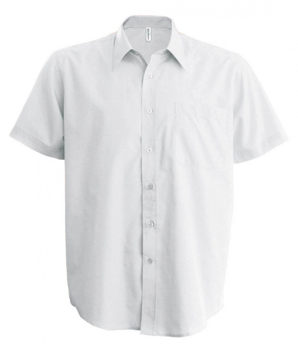 Férfi ing Kariban KA551 Ace - Short-Sleeved Shirt -4XL, White