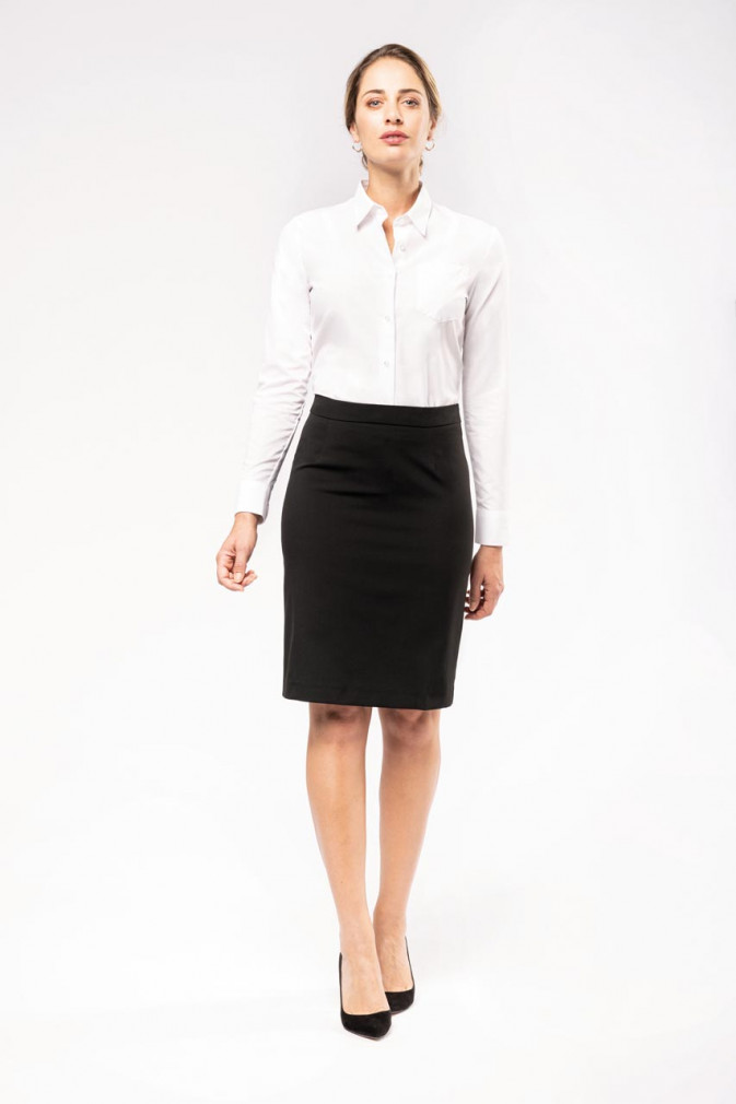 Női Kariban KA732 pencil Skirt -42, Navy