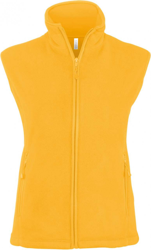 Női Kariban KA906 Melodie - Ladies' Micro Fleece Gilet -2XL, Yellow