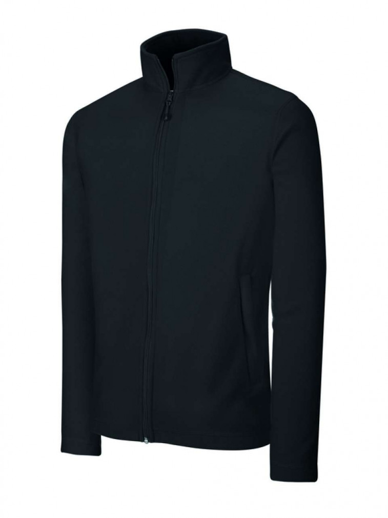 Uniszex kabát Kariban KA9102 Full Zip Microfleece Jacket -L, Black
