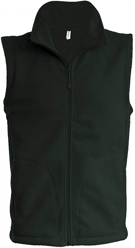 Férfi Kariban KA913 Luca - Men'S Micro Fleece Gilet -3XL, Forest Green