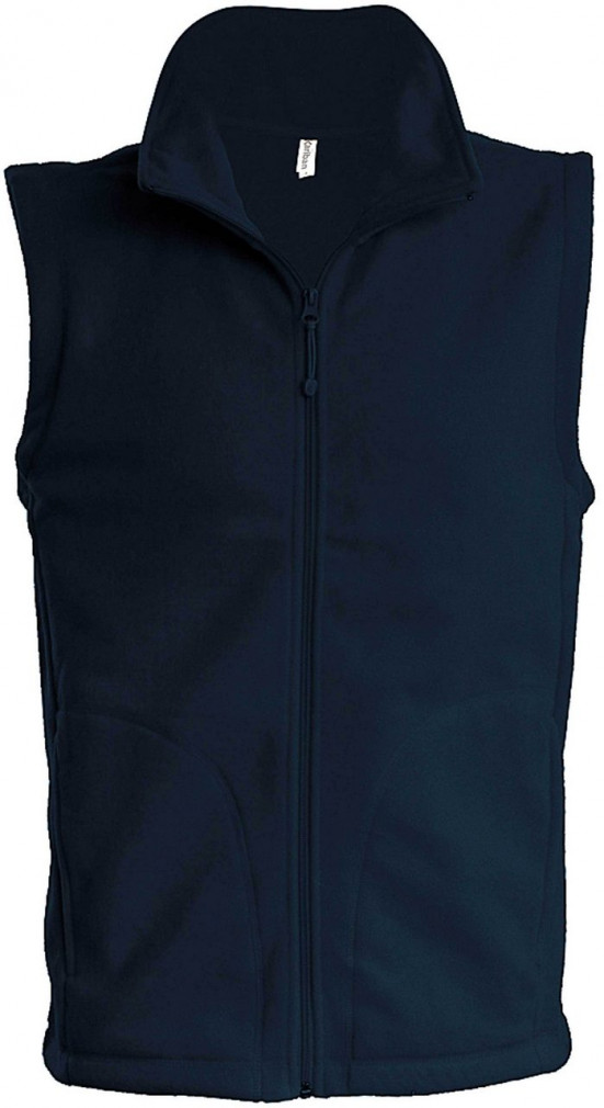 Férfi Kariban KA913 Luca - Men'S Micro Fleece Gilet -3XL, Navy