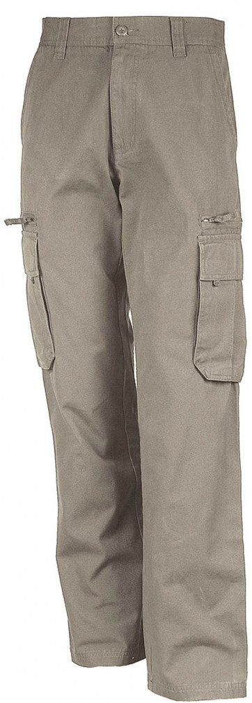 Férfi nadrág Kariban KASP105 Multi pocket Trousers -48, Beige