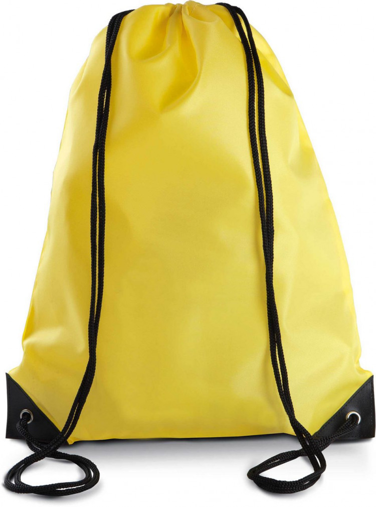 Uniszex hátizsák Kimood KI0104 Drawstring Backpack -Egy méret, Yellow