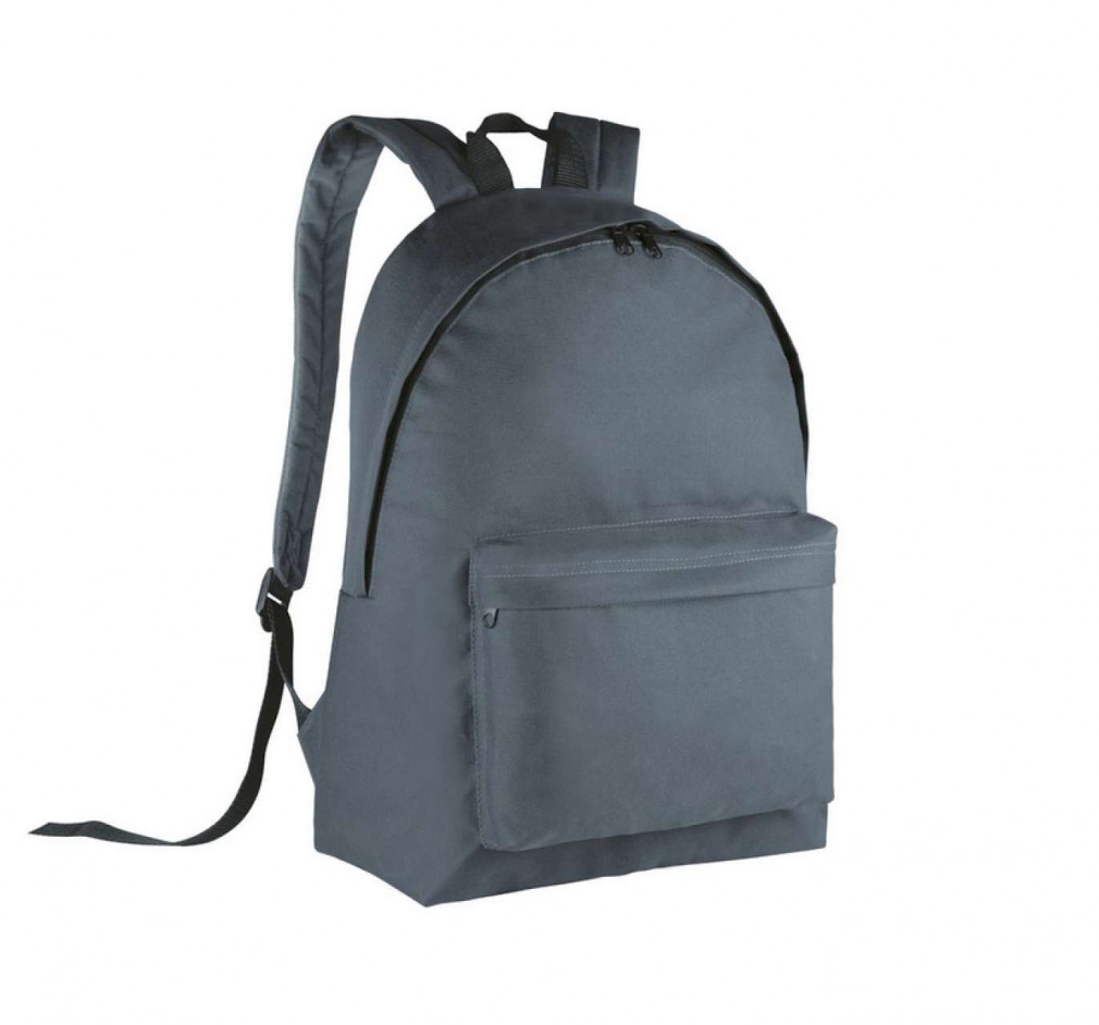 Uniszex hátizsák Kimood KI0130 Classic Backpack -Egy méret, Dark Grey/Black