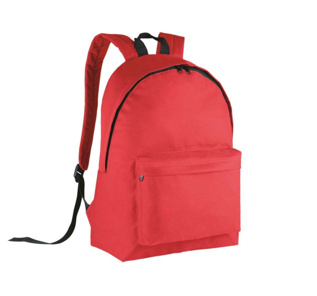 Uniszex hátizsák Kimood KI0130 Classic Backpack -Egy méret, Red/Black