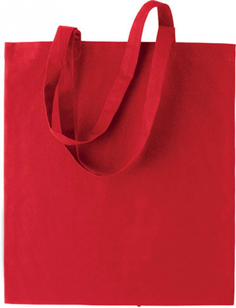 Uniszex táska Kimood KI0223 Basic Shopper Bag -Egy méret, Red