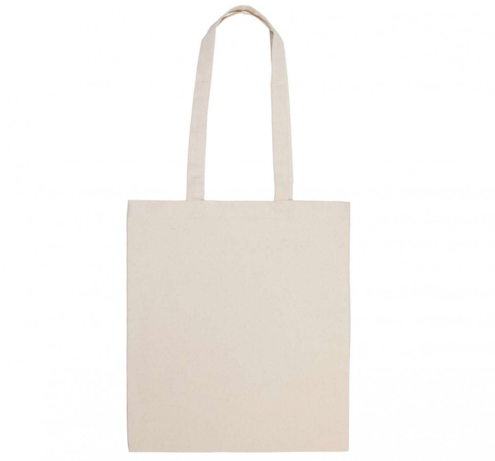 Női táska Kimood KI0250 Cotton Canvas Shopper Bag -Egy méret, Natural