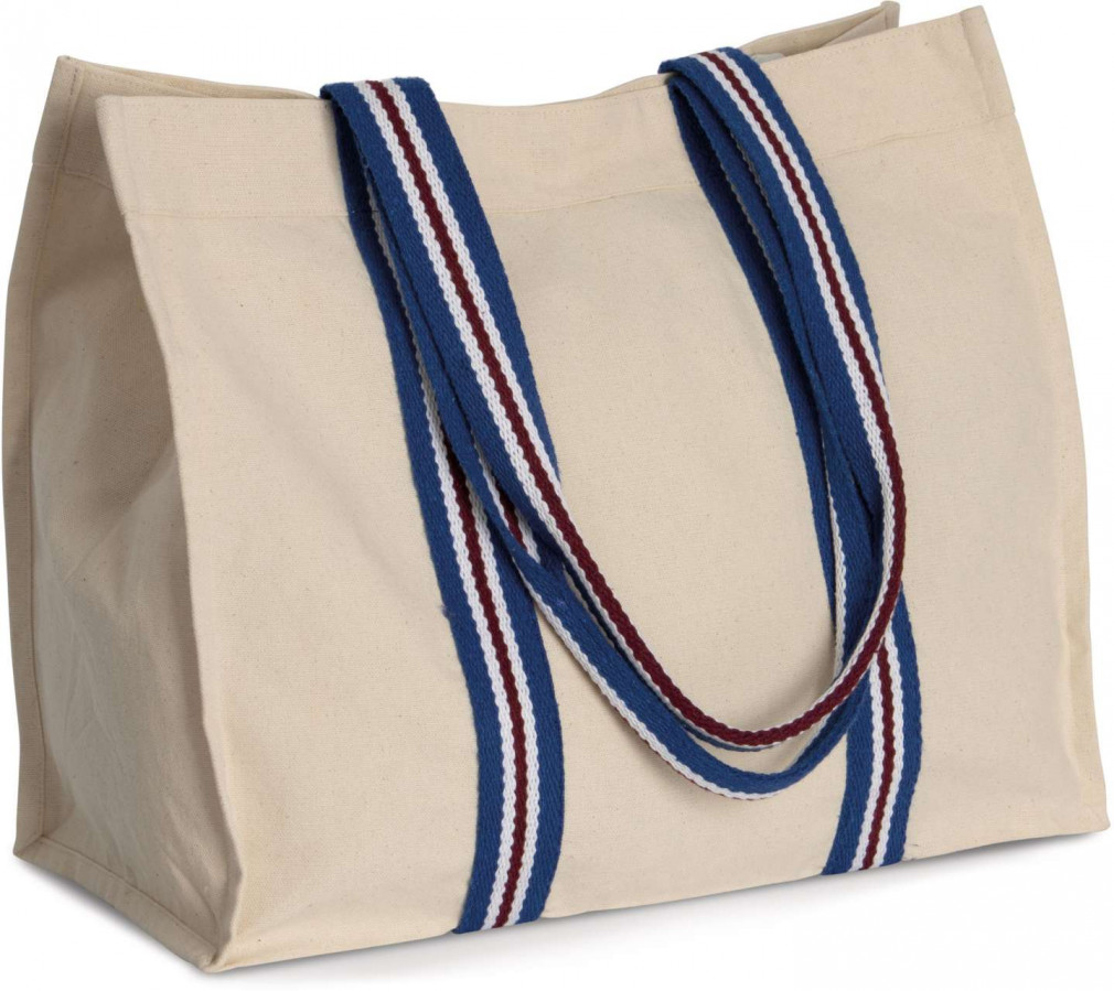 Női táska Kimood KI0279 Fashion Shopping Bag In Organic Cotton -Egy méret, Natural