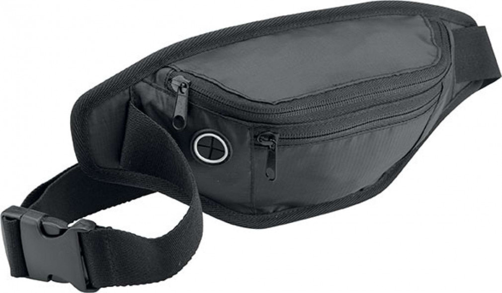 Uniszex táska Kimood KI0332 Waist Bag -Egy méret, Black