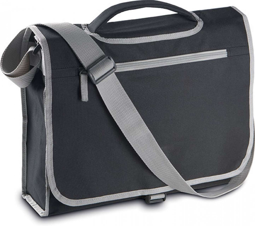Uniszex táska Kimood KI0403 Document Bag -Egy méret, Black