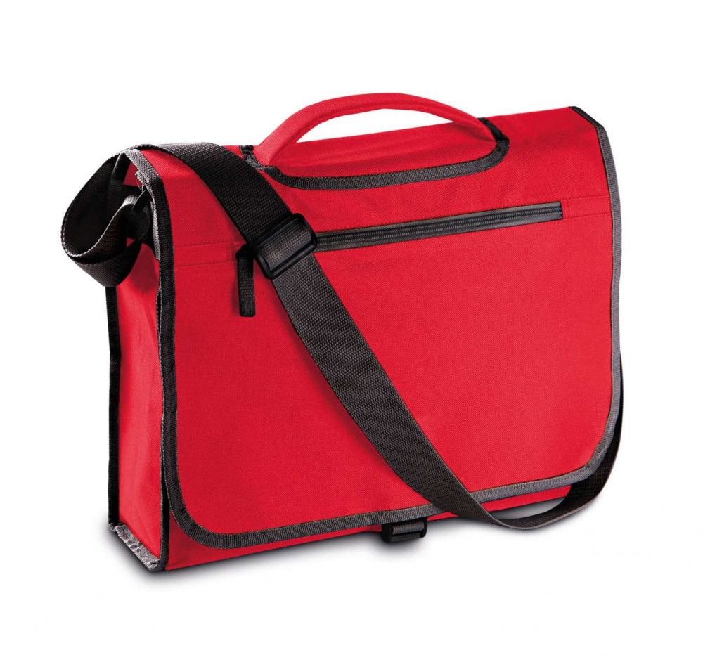 Uniszex táska Kimood KI0403 Document Bag -Egy méret, Red
