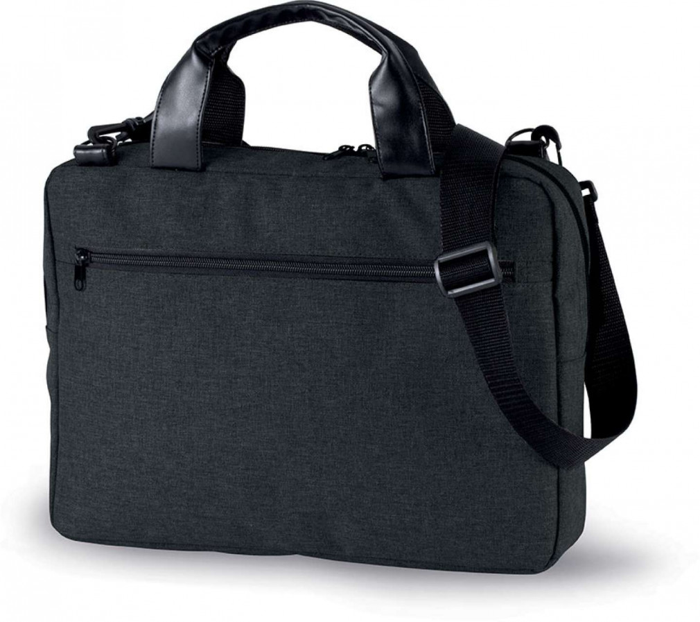 Uniszex táska Kimood KI0426 Laptop/Document Bag -Egy méret, Dark Grey