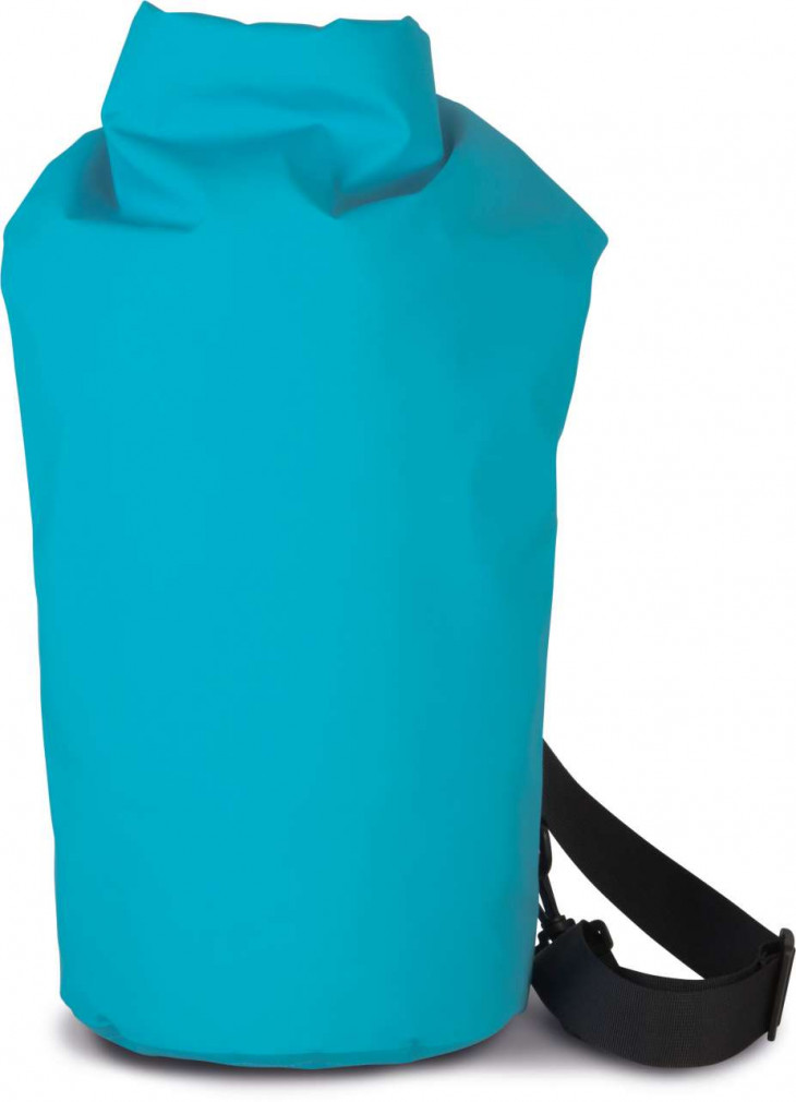 Uniszex vízálló táska Kimood KI0646 Waterproof Drysack - 15 Liters -Egy méret, Aqua Blue